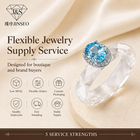 Bijoux de mode en argent 925, bague géométrique personnalisée avec topaze naturelle, cristal blanc, pierre brute ovale facettée, pour tous les jours