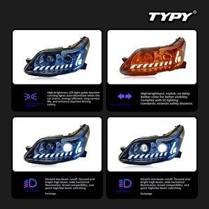 TYPY Para 2008-2011 C-Quatre, Modificación de Conjunto de Faros Delanteros, Lente Láser de 12V, Luz Diurna LED, Señal de Giro Dinámica - Product Image 4