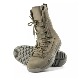 Botas de Combate DFDB02 Marrones de Manga Larga, Botas Tácticas para Entrenamiento de Montañismo al Aire Libre, Calzado para Entrenamiento - Product Image 2