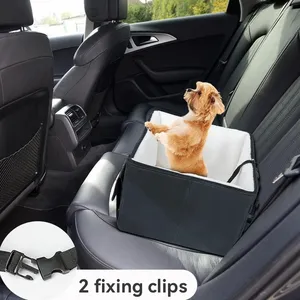 Cintura di sicurezza da viaggio lavabile su due lati cuscino per seggiolino auto per animali domestici copricostumino impermeabile seggiolino auto per cani