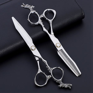 Set di Forbici da Parrucchiere Professionali con Manico a Forma di Drago, 6.0 Pollici, Nuova Moda, Forbici per Taglio e Sfoltimento Capelli - Product Image 4