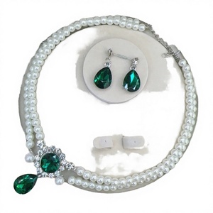 Collier de clavicule à double rangée de perles, design classique français, zircon, imitation perle, nouvelle arrivée, bijoux élégants et décontractés - Product Image 2
