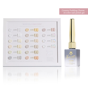 Nouvel ensemble de vernis à ongles gel UV Aurora Ice Transparent, Blanc lait, Blanc riz, Jaune fromage, en promotion - Product Image 2