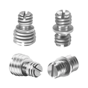 อะแดปเตอร์สกรูกล้องสแตนเลส 1/4-20 ถึง 1/4-20 ขาตั้งกล้องแบบปลดเร็ว - Product Image 1