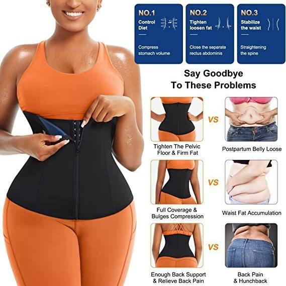 For Women Spencer Womens Neoprene Sauna Suit Waist Trainer Vest
