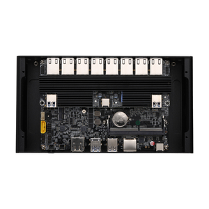 Q1078GE-S13 Qotom Mini PC I7 10510U 8 I226-V 2.5 Gigabit LAN, 8 ports LAN Gigabit Realtek RTL8153B, Mini PC sans ventilateur, routeur pare-feu - Product Image 1