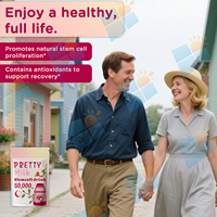 SUNI OEM ODM Marque Privée Poudre de Boisson à Base de Cellules Souches de Litchi Végétales Sans Sucre Collagène Bovin pour Hommes et Femmes Peau