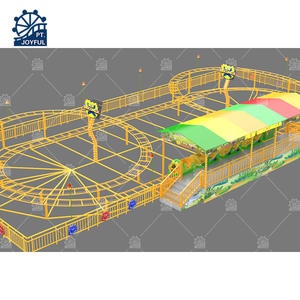 Venta Caliente: Trenes Pequeños para Parques de Atracciones, Montaña Rusa de Gusano, Toboganes para Familias - Product Image 1
