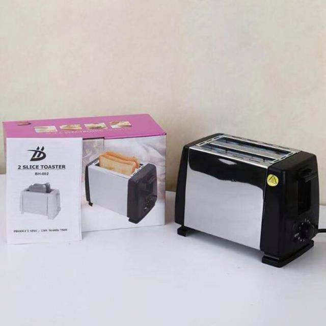 Stainless Steel 2-Slice Electric Sandwich Maker