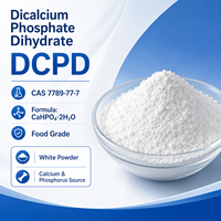 Phosphate dicalcique dihydraté de qualité alimentaire en poudre, Phosphate dicalcique anhydre, Améliorateurs nutritionnels, 25 kg/sac, Prix en vrac