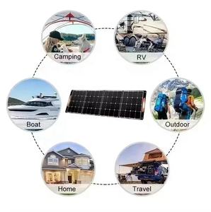 Panneaux solaires pliables portables 120W 19.8V cellules SunPower 1*6 fois Camping voyage chargeur solaire couverture solaire pliable extérieure - Product Image 6