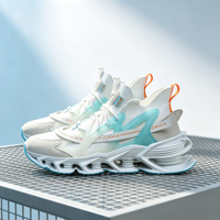 Baskets futuristes Cyber Mecha Blade à coussinets, légères et respirantes en maille, pour hommes, style chunky, avec semelle intermédiaire en EVA