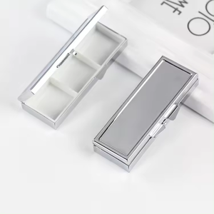 Portapillole in Metallo Tascabile con 3 Scomparti Contenitore per <span class=keywords><strong>Medicinali</strong></span> - Product Image 6
