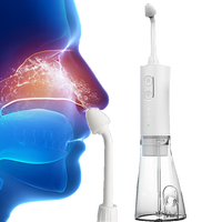 Irrigateur nasal électrique étanche IPX7 de grande capacité 300 ml pour le traitement de la rhinite et de la sinusite, avec 30 sachets de sel