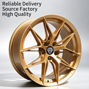 Venta Directa de Fábrica de Ruedas FLowtone, Ruedas de Lujo Doradas de 18 Pulgadas 5x114.3, Ruedas Clásicas de Aleación, Ruedas de Alta Calidad Fabricadas con Tecnología Flow Forming - Product Image 1