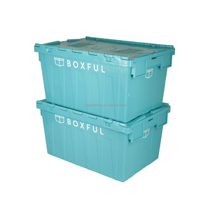 Heavy Duty Logistic Warehouse <strong>Plastic</strong> <strong>Stack</strong> and Nestable Storage Tote <strong>Box</strong> for Wholesale - Product Image 4