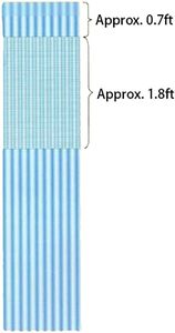 Rèm bệnh viện có móc treo cho phòng khám bệnh viện, spa, phòng thí nghiệm, vách ngăn ngăn cách, màn che bảo vệ riêng tư - Product Image 3