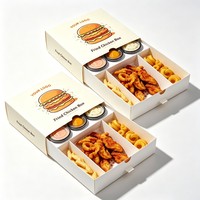 Emballages alimentaires à emporter, boîtes à lunch personnalisées, boîtes jetables en papier pour shawarma, frites, collations, bonbons, gâteaux, emballages à emporter