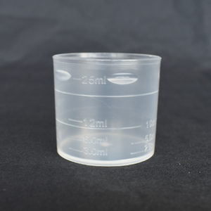 30ml透明プラスチック計量カップ 液体計量ビーカー 実験室/薬局用 - Product Image 2