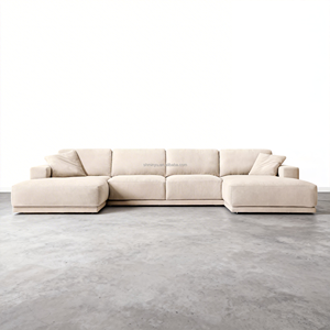 Set di <span class=keywords><strong>Mobili</strong></span> Modulari Moderni e Personalizzabili per Soggiorno con Rivestimento in Tessuto e Imbottitura in Spugna - Product Image 1