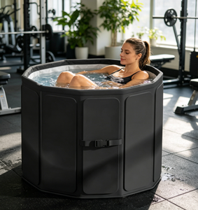Wholesale <b>Foldable</b> PVC Portable Inflatable Cold Plunge Bathtub Spa <b>Bath</b> Tub for Home Use for Bathroom Accessory New Ice - Product Image 1