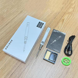 Hot Sale Alta Qualidade Portátil 8W Tipo-C Recarregável USB Sem Fio Ferros De Solda Elétrica Display Digital - Product Image 1