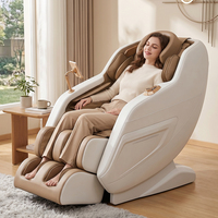Fauteuil de massage électrique ultra-silencieux intelligent à gravité zéro, avec pétrissage complet du corps, chauffage, pliable, contrôle de la minuterie, pour usage domestique