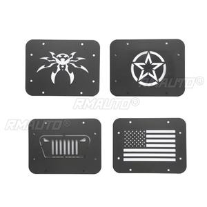 Panel Decorativo para Placa de Matrícula Trasera para Jeep JK Wrangler 2007-2017, Kit de Carrocería, Accesorios para Automóviles - Product Image 1