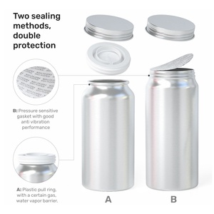 Bouteilles en aluminium pour vitamines de qualité alimentaire, contenances 90ml, 100ml, 160ml, 180ml, 380ml - Product Image 3