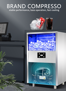 Máquina de Hielo Comercial de 100 kg/24 horas, Máquina para Hacer Hielo en Cubos - Product Image 5