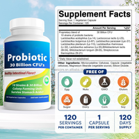 Capsules de probiotiques haute puissance, multi-souches, avec prébiotiques, pour soutenir la santé intestinale, la digestion et le bien-être immunitaire