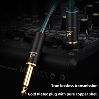 Câble adaptateur audio ATAUDIO HI-FI double 3,5 mm vers double 6,5 mm, stéréo HIFI, prise mâle 3,5 mm 6,5 mm pour enceintes