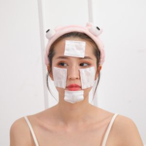 Tampon démaquillant pour ongles en coton jetable carré bidirectionnel nettoyage du visage OEM non pelucheux jetable motif rond - Product Image 3