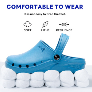 <span class=keywords><strong>Scarpe</strong></span> <span class=keywords><strong>da</strong></span> Infermiere con Suola Morbida, Traspiranti, Professionali, Zoccoli Ospedalieri Premium in EVA, Calzature <span class=keywords><strong>da</strong></span> Lavoro per <span class=keywords><strong>Infermieri</strong></span> - Product Image 4