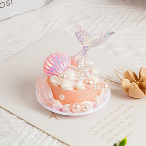 Llaveros con Diseño de Sirena, Perlas y Conchas Marinas - Llaveros Creativos de Plástico Inspirados en el Océano para Regalos y Accesorios - Product Image 3