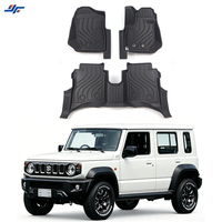 Pour Suzuki Jimny 5 portes JB74, accessoires intérieurs, tapis de sol en TPE, sur mesure, antidérapants, imperméables, 10 mm d'épaisseur, 3 pièces, tous les revêtements