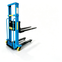 Chariot élévateur électrique portable autoporteur 800 kg, levage 1,3 m, batterie lithium à charge rapide