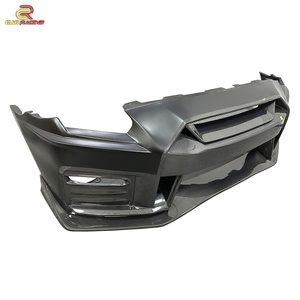 ชุดแต่งกันชนหน้าสไตล์ Nismo แบบคาร์บอนไฟเบอร์บางส่วน ลายทวิลวีฟ เงา พร้อมลิ้นกันชนหน้า สำหรับ GT-R R35 ปี 2008-2016 - Product Image 2