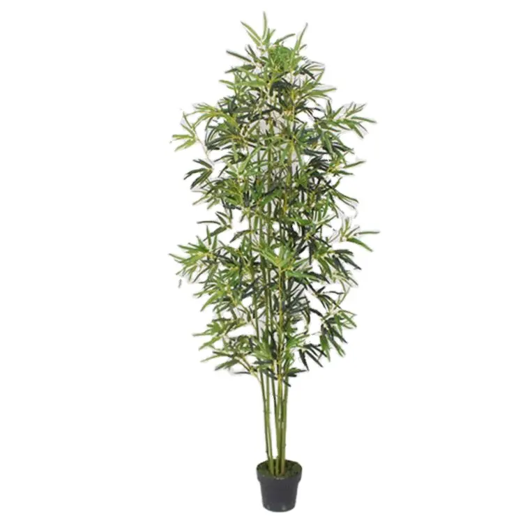 Top grade OEM design make eyes comfortable artificial bamboo tree plants for aquariums