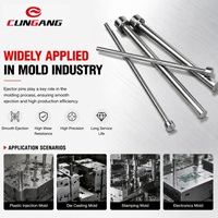 Pasador Expulsor de Molde de Inyección CUNGANG Nitrurado SKD61 SKH51 de Alta Precisión y Tamaño Estándar para Molde de Plástico