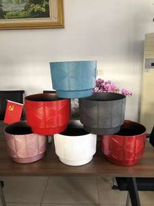 <span class=keywords><strong>Pot</strong></span> plastique en céramique Rose rond, laque orchidée <span class=keywords><strong>pot</strong></span> de fleur en plastique nouvelle résine <span class=keywords><strong>jasmin</strong></span> chinois rond - Product Image 5