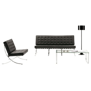 Wholesale Manufacturer Executive Black Leather Couch <b>Office</b> Furniture Houston - Product Image 4