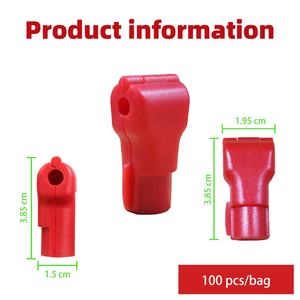 Suministro Directo de Fábrica, Etiqueta Rígida con Gancho ABS Rojo E-Bit, Sistema EAS, Etiqueta Antirrobo para Tiendas Minoristas - Product Image 4