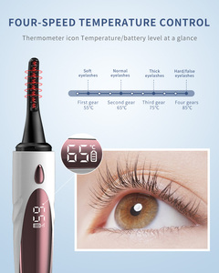 Electric <b>Eyelash</b> <b>Curlers</b> Rechargeable Lash <b>Curler</b> for Quick Natural Curling Eye Lashes 24 Hours Long Lasting - Product Image 4