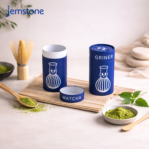 <b>Custom</b> Design Eco-friendly <b>Spices</b> Salt Matcha Whisk Cardboard Tube <b>Packaging</b> Food Grade Loose Tea Cylinder Paper Tube <b>Packaging</b> - Product Image 3