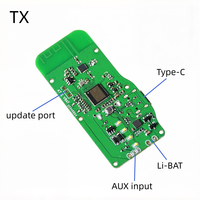 Système de monitoring intra-auriculaire sans fil 2,4 GHz PCBA à faible latence, module audio Bluetooth personnalisé pour écouteurs/casques TWS
