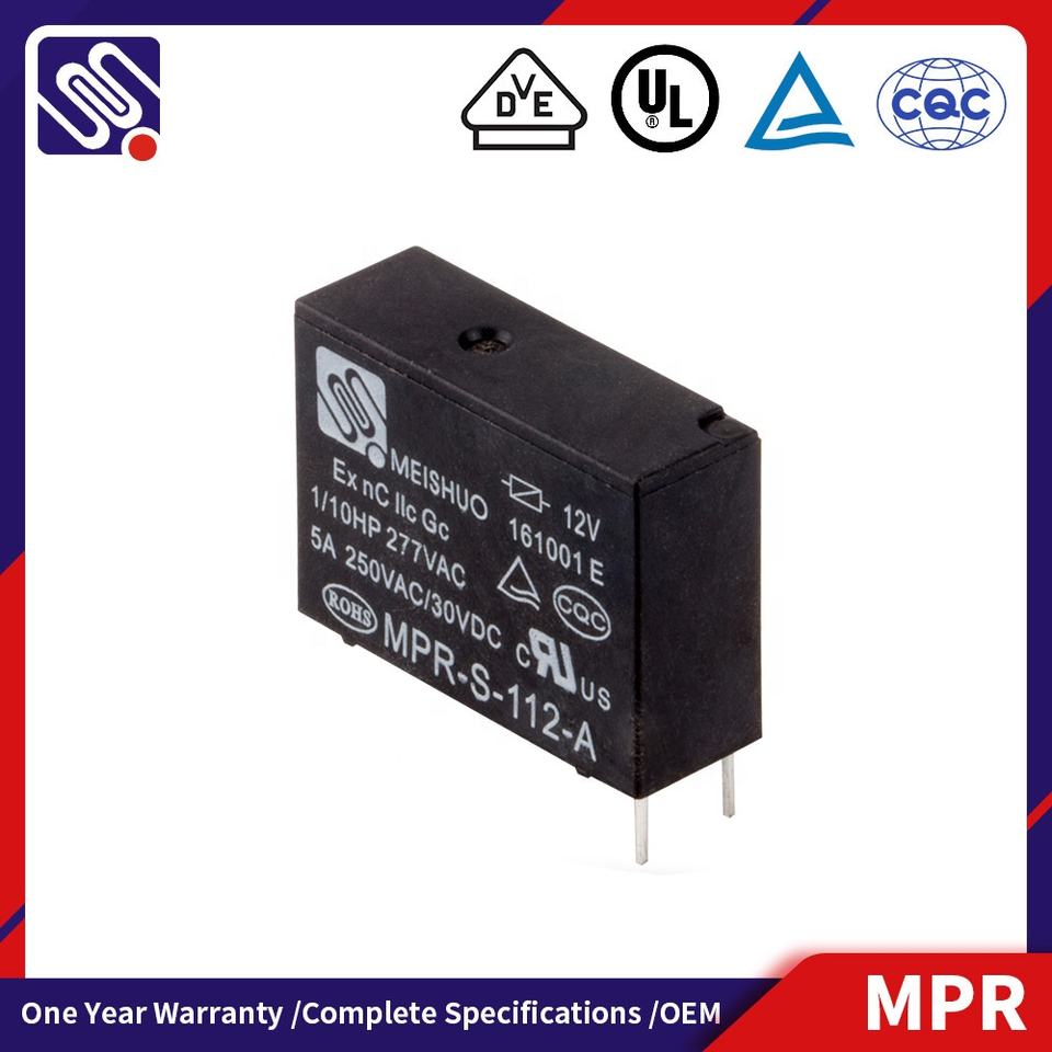 MEISHUO MPR-S-112-A air Condition Start Relay 3a Power Relay 5 Pin 12v
