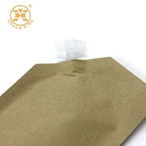 Sacs en papier kraft biodégradables écologiques, pièces, sac en papier kraft liquide imperméable, pochette à bec en papier - Product Image 5