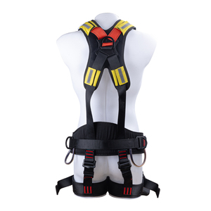 Sabuk <span class=keywords><strong>Harness</strong></span> keselamatan seluruh tubuh kualitas tinggi jatuh untuk panjat tebing dan pohon terbuat dari poliester yang tahan lama - Product Image 4