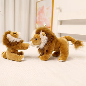 دمية أسد محشوة ناعمة ولطيفة مخصصة جديدة لعام 2026 مناسبة كهدية عيد ميلاد للأطفال - Product Image 6